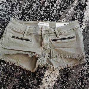 Dark Green Bullhead Shorts